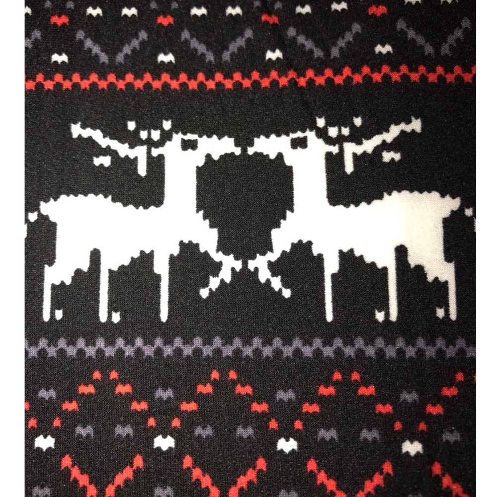 ⚡️Last One Curvy Plus Leggings Holiday Fair Isle - Picture 2 of 2